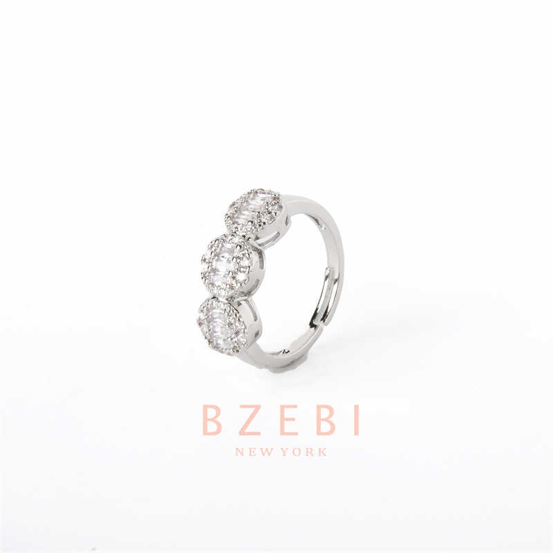 Bzebi Cincin Emas Berlian 18k, Cincin Terbuka Dapat Disesuaikan, Anti Karat, Gaya Korea, Aksesoris Fashion Wanita, Aksesoris Sehari-Hari, Perhiasan Premium, Hadiah Ulang Tahun Dengan Box 1186r