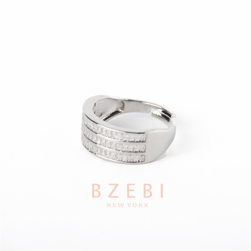 Bzebi Cincin Emas Berlian 18k, Cincin Terbuka Ajustable, Anti Karat, Gaya Korea, Aksesoris Fashion Wanita, Aksesoris Sehari-Hari, Perhiasan Premium, Hadiah Ulang Tahun Dengan Box 1188r