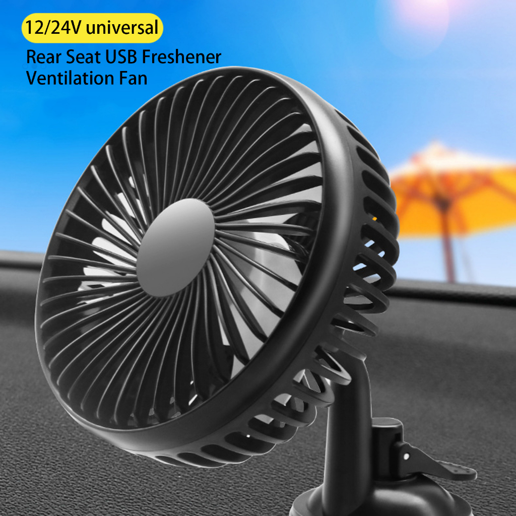 Suppmodel Kipas Angin Mobil Hemat Energi Perlengkapan Kendaraan Dashboard USB Air Cooling Fan 3baling
