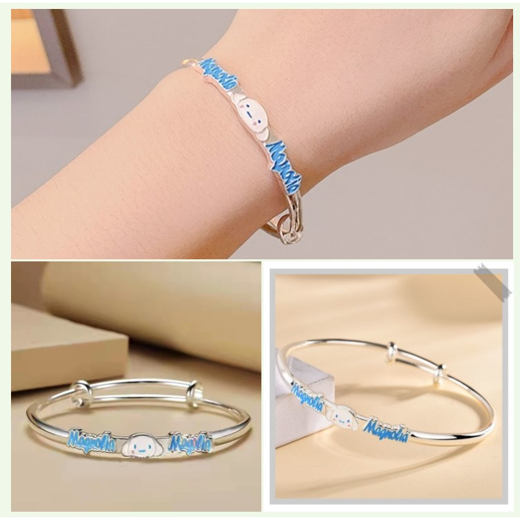 【COD】Kartun Kuromi Cinnamoroll Melody Pacar Mahasiswa Gelang Lucu Serbaguna Bracelet