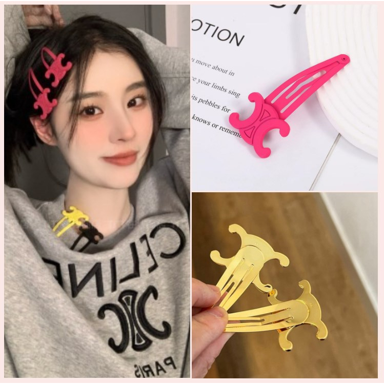 【COD】Bobby Pin French Vintage Metal Makaron Poni Samping Klip Makeup Hair Clip