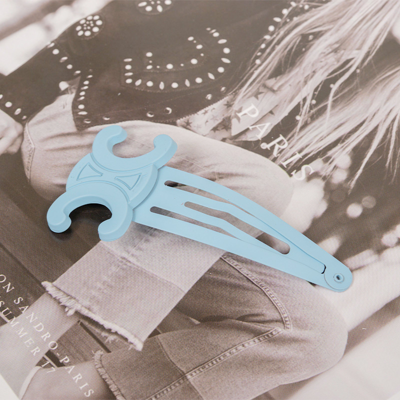 【COD】Bobby Pin French Vintage Metal Makaron Poni Samping Klip Makeup Hair Clip