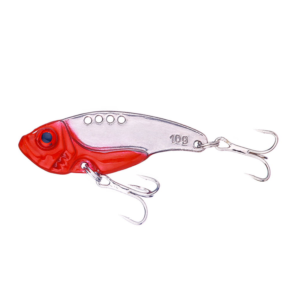 Hengjia Logam Baru Mini VIB Sendok Wobbler Memancing Umpan 10g 5cm Fishing Tackle Bass Crankbait Getar Spinner Tenggelam Umpan