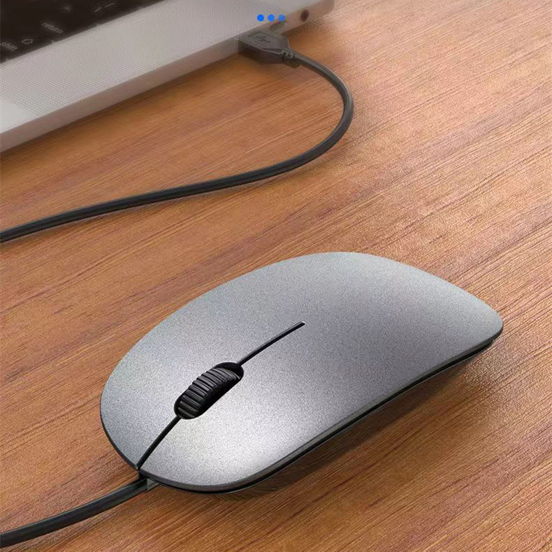 Mouse Kabel Mute Mouse Ultra-Tipis Silent Mouse Ergonomic Mouse