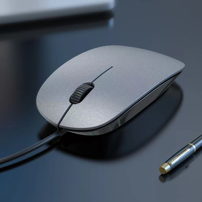 Mouse Kabel Mute Mouse Ultra-Tipis Silent Mouse Ergonomic Mouse