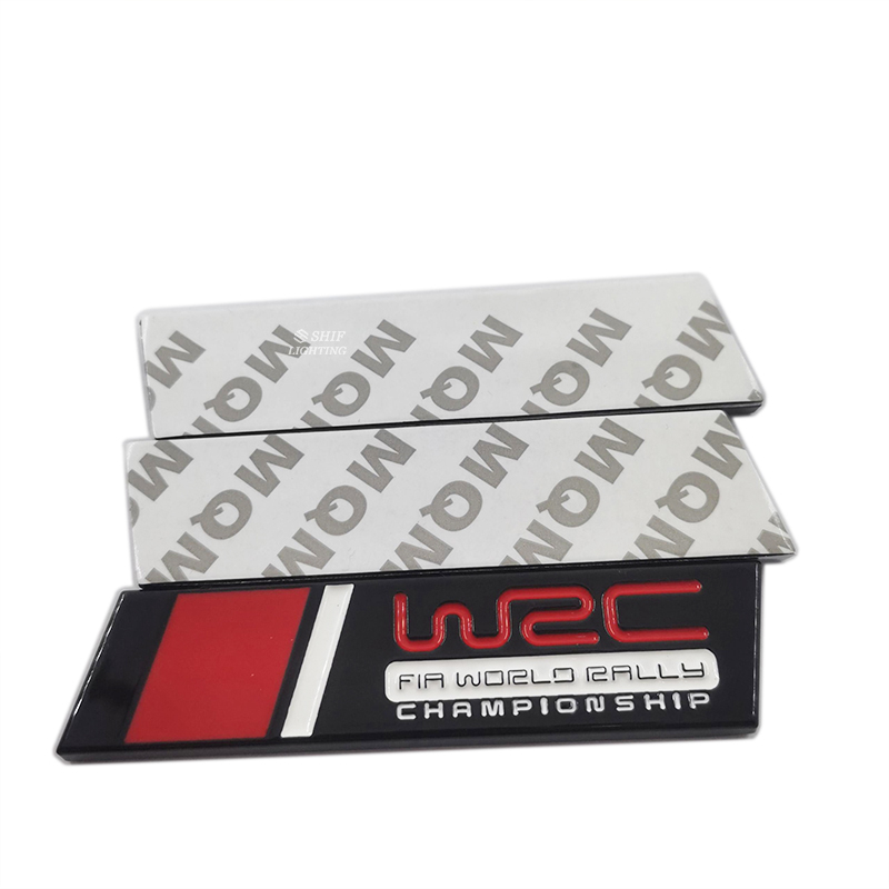 1x Metal WRC FIA WORLD RALLY CHAMPIONSHIP Logo Mobil Auto Emblem Sticker Decal Badge Pengganti HONDA WRC