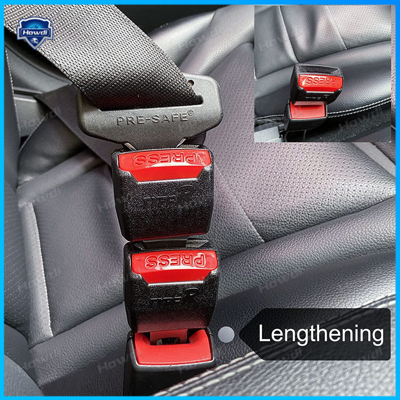 1pc Klip Sabuk Pengaman Mobil Extender Safety Seatbelt Lock Buckle Plug Tebal Insert Socket