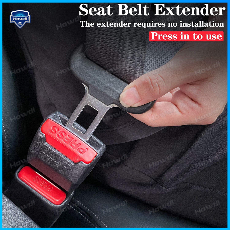 1pc Klip Sabuk Pengaman Mobil Extender Safety Seatbelt Lock Buckle Plug Tebal Insert Socket