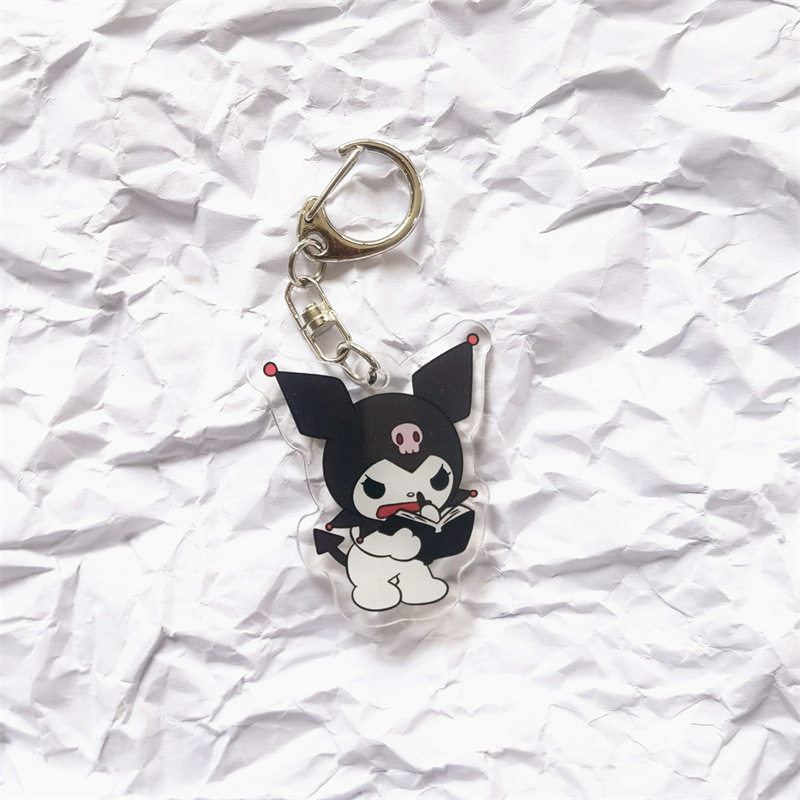 【COD】Sanrio Gantungan Kunci Desain Baku Kuromi Bahan Akrilik Untuk Dekorasi Tas