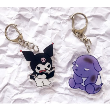 【COD】Sanrio Gantungan Kunci Desain Baku Kuromi Bahan Akrilik Untuk Dekorasi Tas