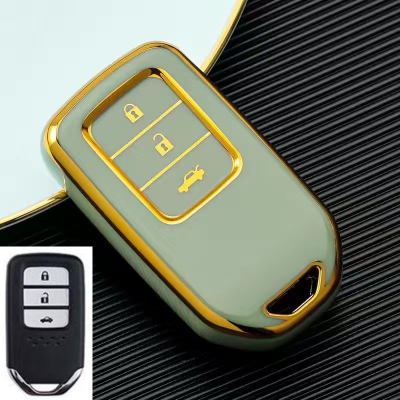 Casing Kunci Mobil Keyless Bahan Silikon Untuk Honda CRV / Accord / Civic FC 10Gen 2016-2021