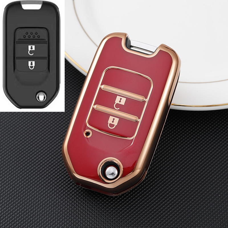 Case Kunci Mobil keyless entry Bahan Silikon Untuk Honda civic jazz crv accord brv hrv