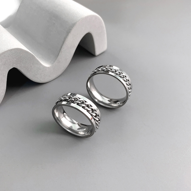 Cincin Rantai Pembuka Botol Bahan Titanium Steel