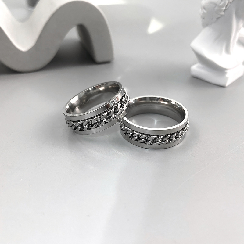 Cincin Rantai Pembuka Botol Bahan Titanium Steel