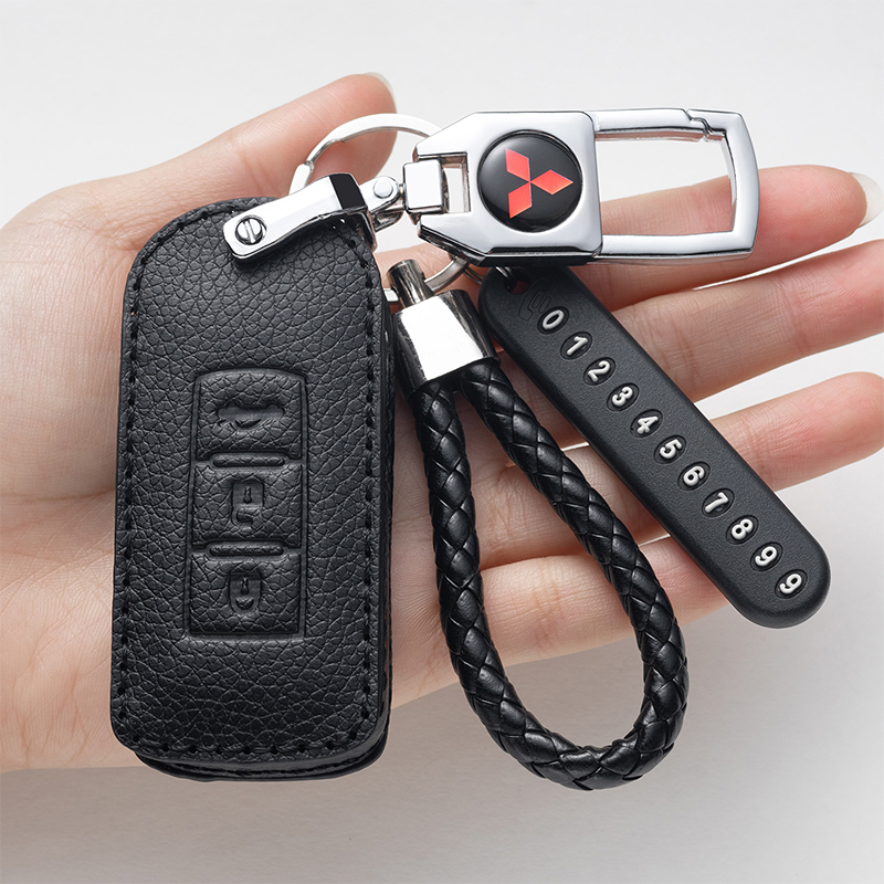 Cover kunci mobil Mitsubishi PAJERO SPORT Triton Outlander Mirage ASX Lancer Keyless