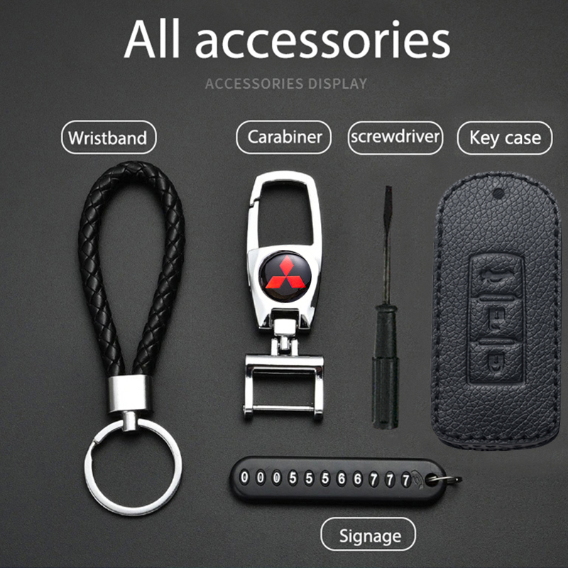 Cover kunci mobil Mitsubishi PAJERO SPORT Triton Outlander Mirage ASX Lancer Keyless