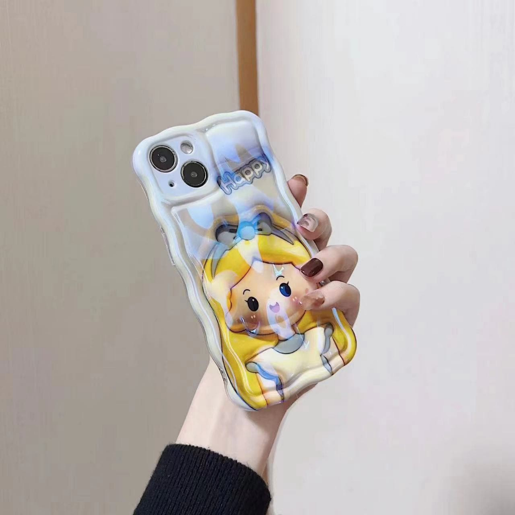 IPHONE Bingkai Foto Happy Cute Girl Princess Desain Gelang Merah Casing Ponsel Kompatibel Dengan Iphone12 13 14 11 Pro Max Ggrzxc