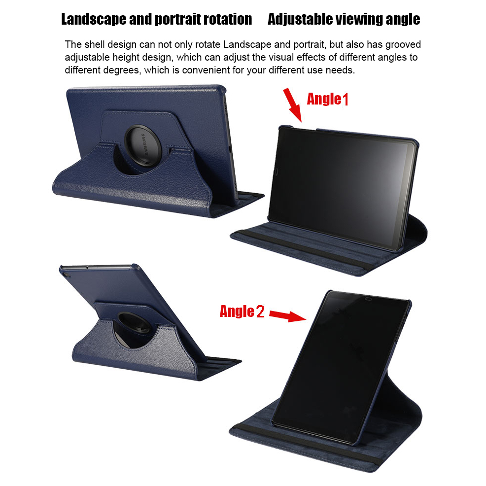 Untuk Lenovo Tab M9 (2022) 9.0 &quot;TB-310FU Fashion Tablet Skins Protection Cover360° Rotating Stand Casing Folio Flip Casing Kulit PU