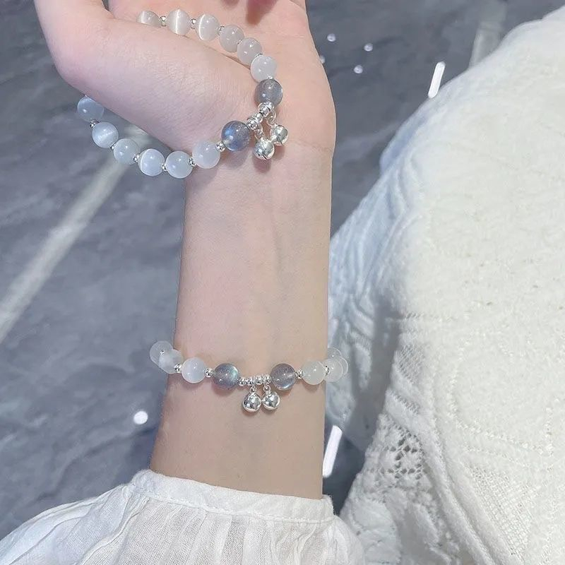 Opal Bell Gelang Cahaya Mewah Antik Super Peri Pacar Gelang Kecil Segar Bernilai Tinggi Gaya Baru Transfer Gelang Gelang