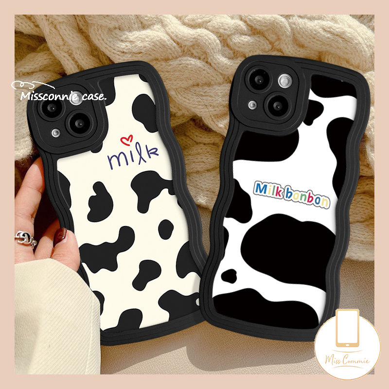 Casing Infinix Smart5 4 6 Plus Hot10 9 11 12 Play Hot 10s 10 12i 11s 20 9 10Lite 20s 8 12 Pro Note 10Pro 12 G96 Wavy Edge Fashion Leopard Milk Pattern Couple Soft Tpu Case