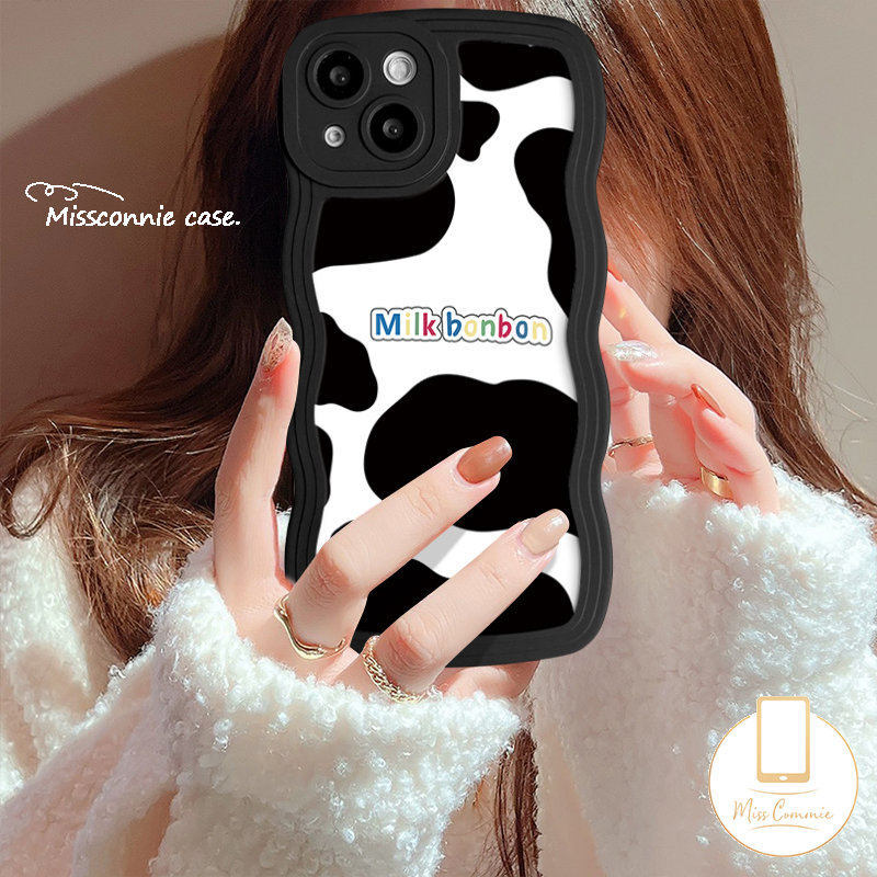 Casing Infinix Smart5 4 6 Plus Hot10 9 11 12 Play Hot 10s 10 12i 11s 20 9 10Lite 20s 8 12 Pro Note 10Pro 12 G96 Wavy Edge Fashion Leopard Milk Pattern Couple Soft Tpu Case