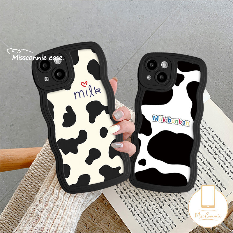 Casing Infinix Smart5 4 6 Plus Hot10 9 11 12 Play Hot 10s 10 12i 11s 20 9 10Lite 20s 8 12 Pro Note 10Pro 12 G96 Wavy Edge Fashion Leopard Milk Pattern Couple Soft Tpu Case