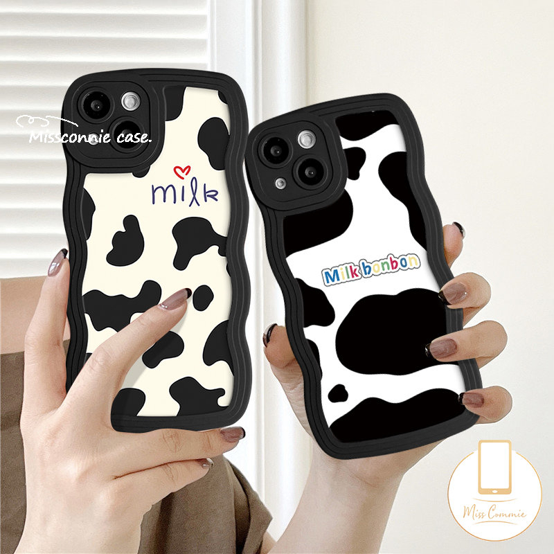 Fashion Motif Leopard Case Realme C53 C55 C35 C21Y C25Y C12 C20A C11 C25 C30 C25s C15 C33 C20 5 6i 9i 8Pro 8i 5i 10 7 9 Pro+ 7i 8 5s C3 C17 Lembut Tpu Wavy Edge Phone Cover