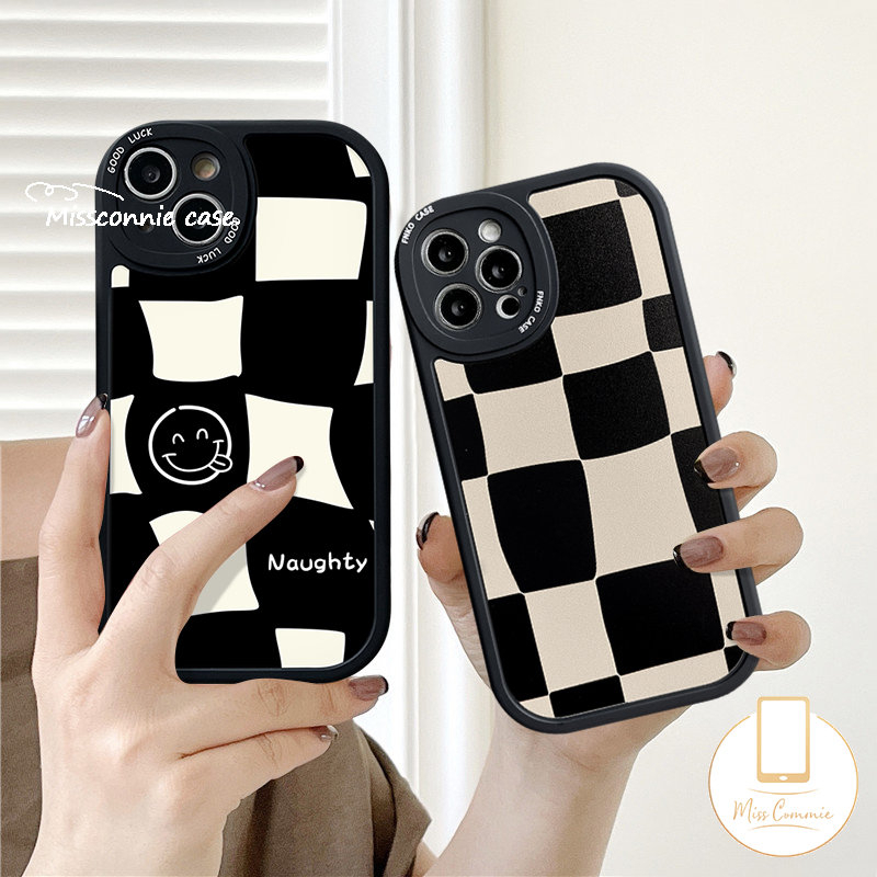 Vivo Y22 Y02 Y36 Y02A Y35 Y16 Y1S Y15s Y01 Y21 Y12i Y15 V25 V25E Y12 Y33S Y20 V23E Y17 Y91 Y93 Y95 Y33T Y15A Y20i Y11 Y51 Y30 Y21T Y21S Y21A Y91C Irregular Square Plaid Cover