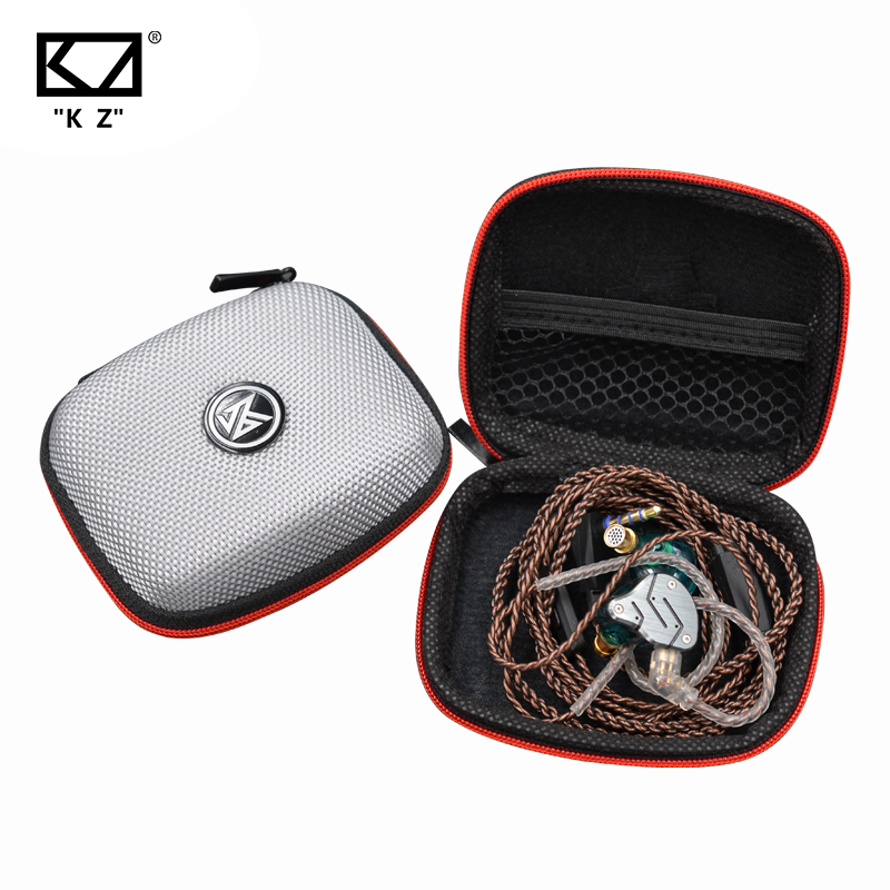 Kz EVA Bag In Ear Case Earphone Earphone Portable Tempat Penyimpanan Tas Tas Aksesoris Tas Penyimpanan Earphone Earphone