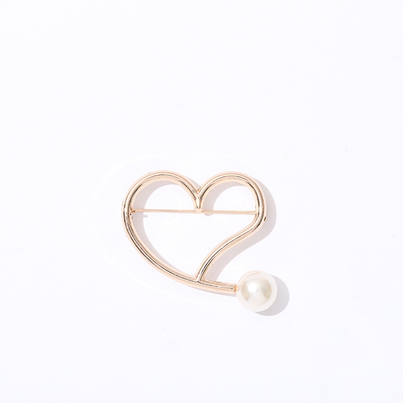 All-match fashionable pearl ring brooch     M40212