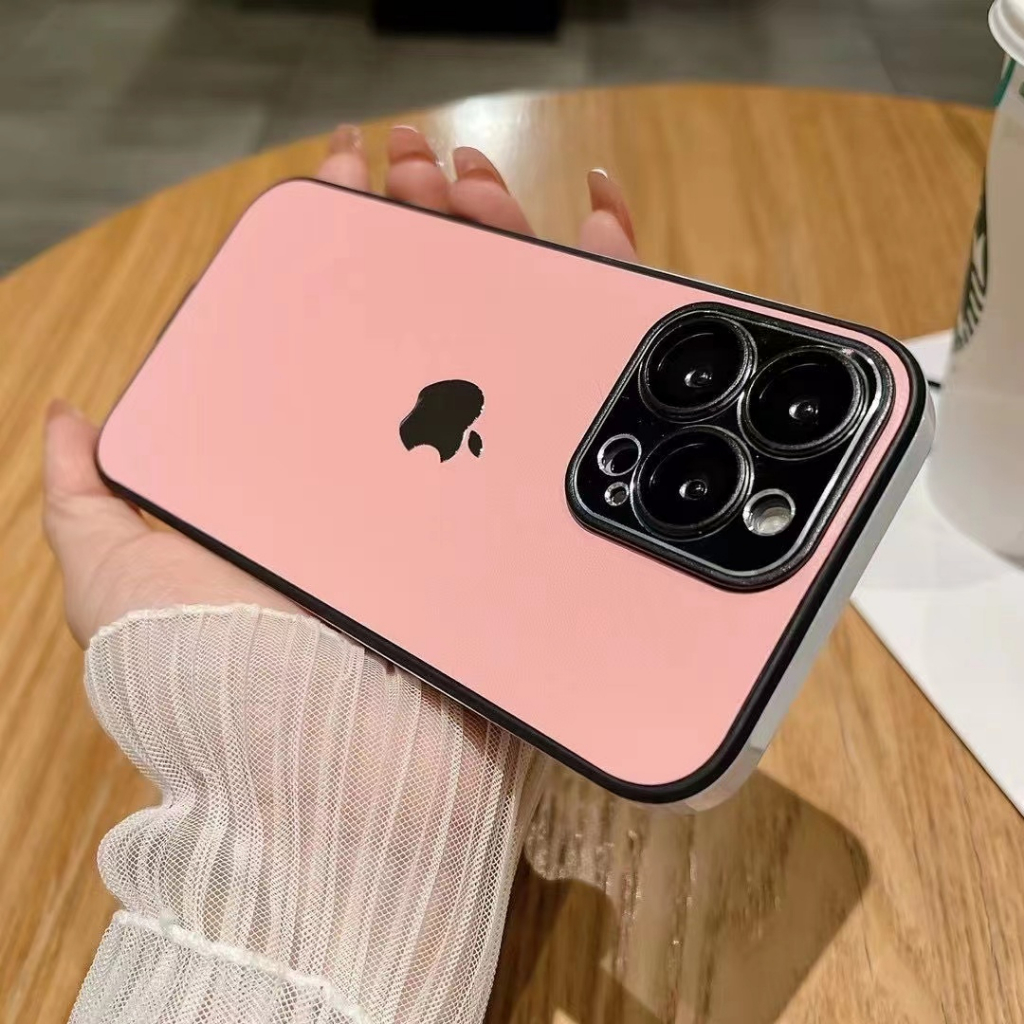 Kualitas Tinggi Kulit Ponsel Case iPhone 14 Pro Max 13 Pro Max 12 Pro Max11 Metal Lensa film Perlindungan Pencegah Jatuh Casing