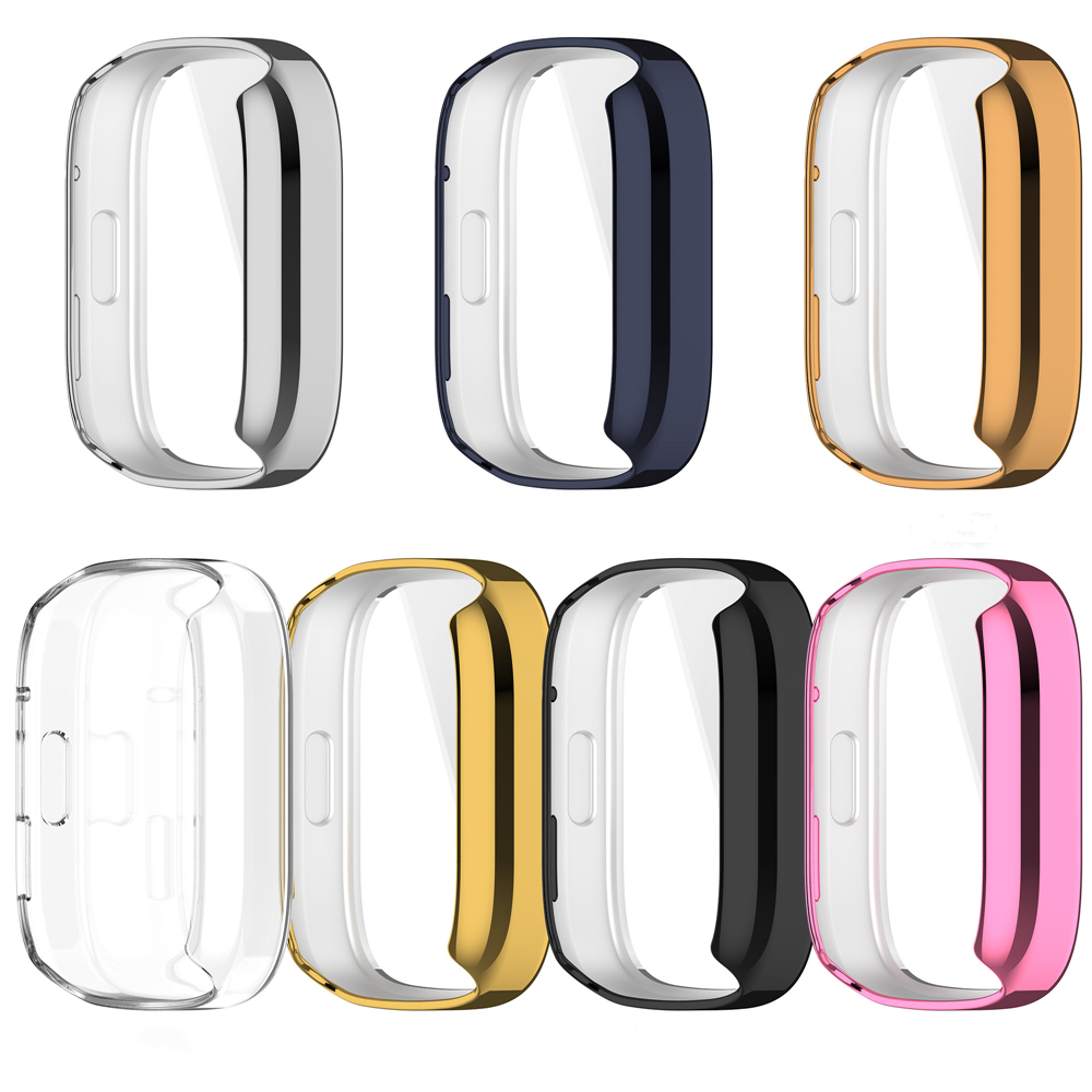 Cover Shell Untuk Redmi Watch3 Pelindung Layar Plating TPU Anti Gores Full Case Frame Pelindung