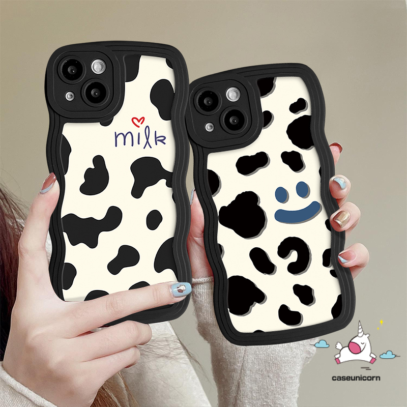 Case Soft Tpu Smiley Casing Redmi 10 9 12C A1 10A 9T 9A 10C A1+9C NFC Redmi Note 10s 11s 11 9s 8 9 10 Pro Max Mi 11T Pro POCO X3 NFC Pro M3 Motif Leopard Silicon Bergelombang Sarung Tepi