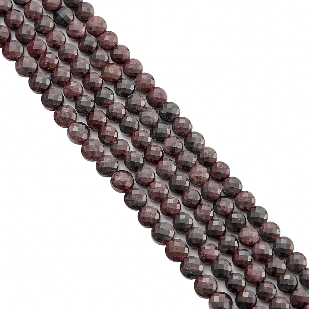 Garnet Seri Merah Alami garnet Beads Longgar Berjarak Manik Perhiasan DIY Gelang Kalung Pesona Aksesoris