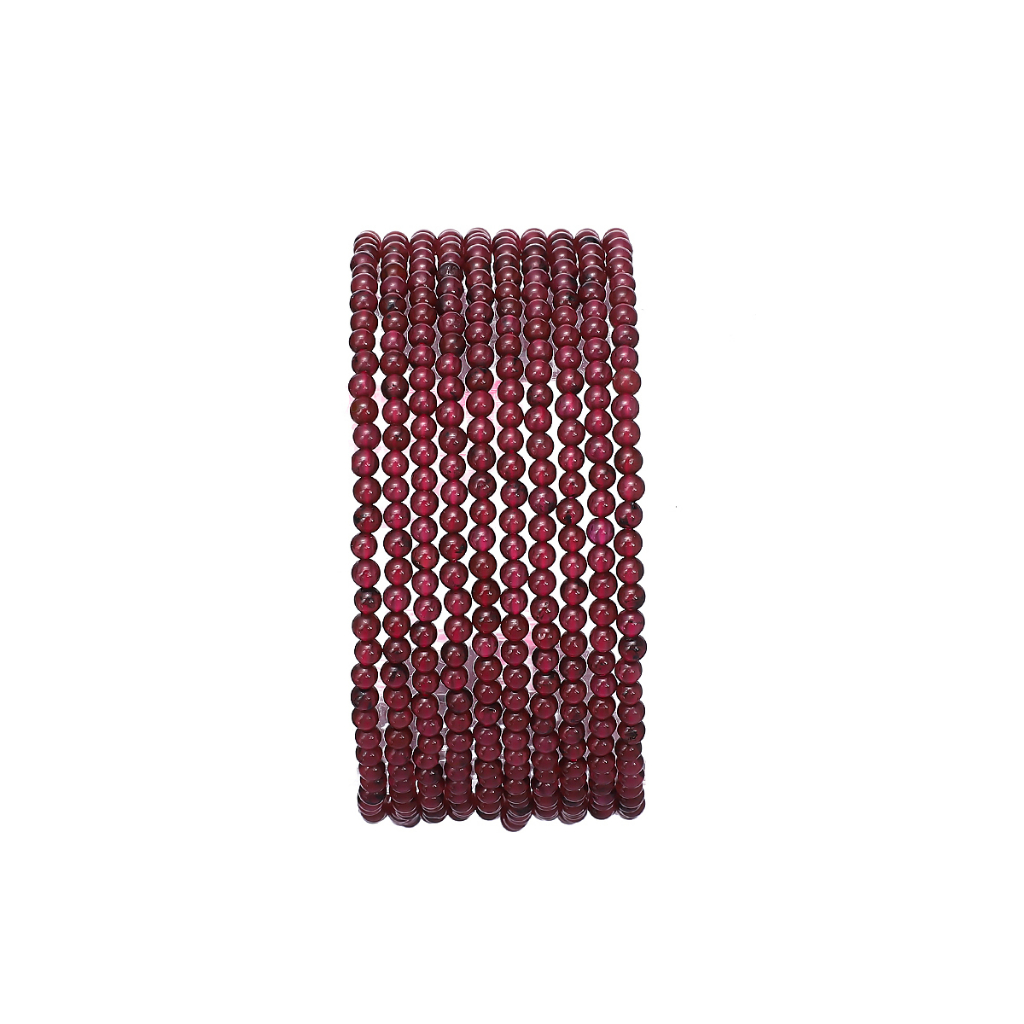 Garnet Seri Merah Alami garnet Beads Longgar Berjarak Manik Perhiasan DIY Gelang Kalung Pesona Aksesoris