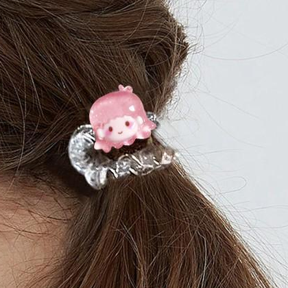 【Bayar di tempat】Kartun Kulomi Sanrio Jalur Telepon Rambut Cincin Kepala Tali Gelang Perempuan Lucu Aksesoris Rambut