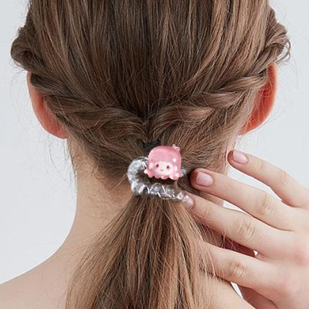 【Bayar di tempat】Kartun Kulomi Sanrio Jalur Telepon Rambut Cincin Kepala Tali Gelang Perempuan Lucu Aksesoris Rambut