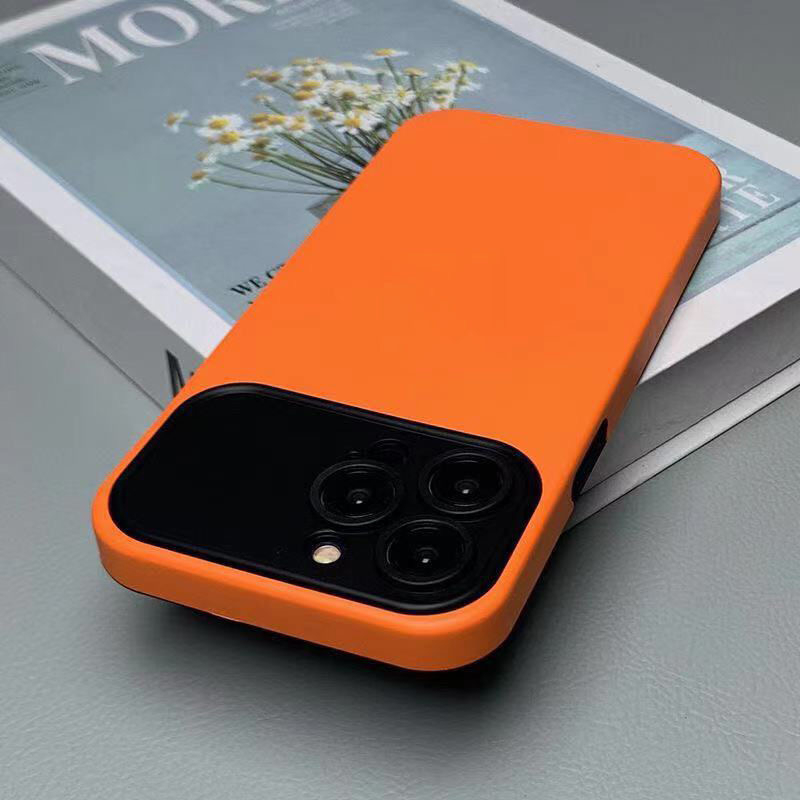 New Suitable for iPhone X/XS/XR/XSMAX/11 12 13 14 Pro max Liquid Silicone Case with Large Window 2-in-1 Phone Case