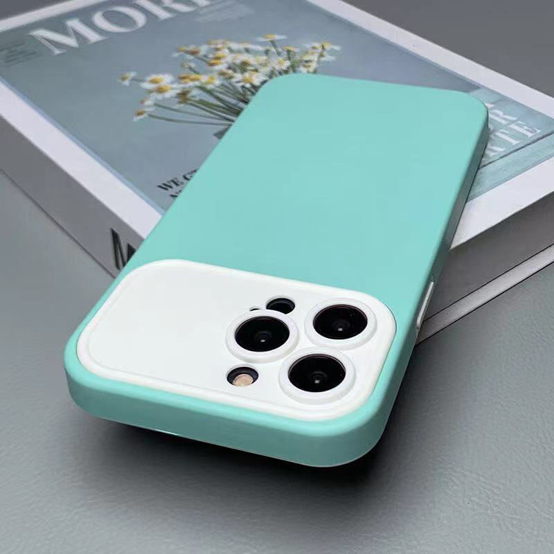 Silicone protective case, new lens with large window protection, suitable for iPhone X/XS/XR/XSMAX/11 12 13 14 Pro max anti drop phone case