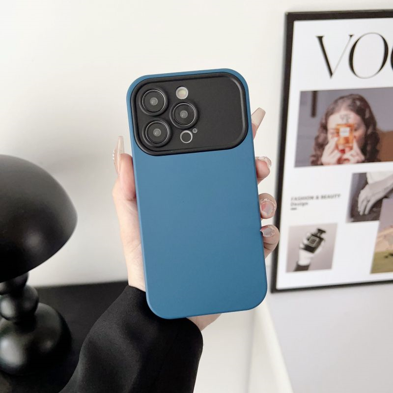 The new 2-in-1 blue black is suitable for iPhone 14 drop resistant silicone phone case (iPhone X XS XR XSMAX 11 12 13 14 Pro Max is ready!!)