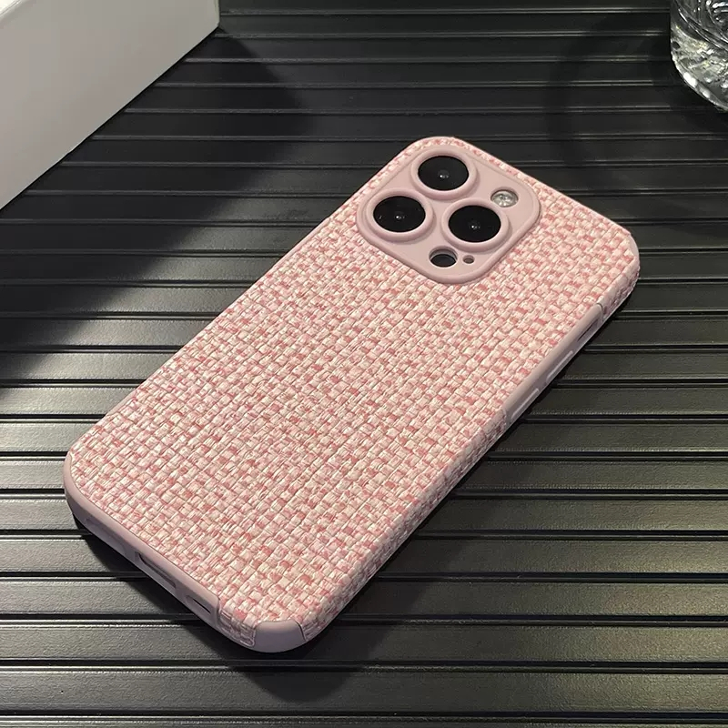 Soft Case Silikon Motif Kotak-Kotak Untuk iPhone 11 Pro Max 12 13 14 Pro Max X XR Xs Max 7 8 Plus