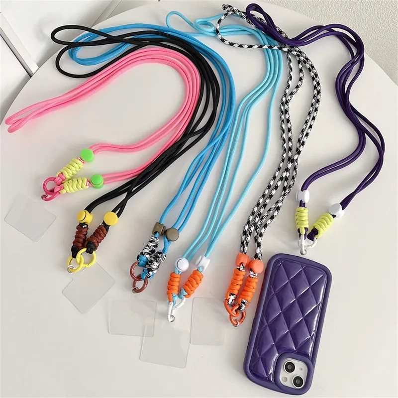 Lanyard Cross-body Shoulder Straps Keychain Gantungan Kunci Tali Dikepang Hadiah Untuk Wanita Pria Ponsel Accessorie