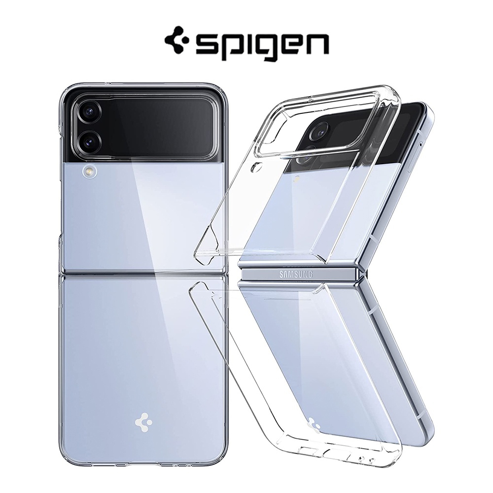 Spigen Samsung Galaxy Z Flip 4case Ringan Dengan Penutup Pelindung Gores Casing Samsung Transparan