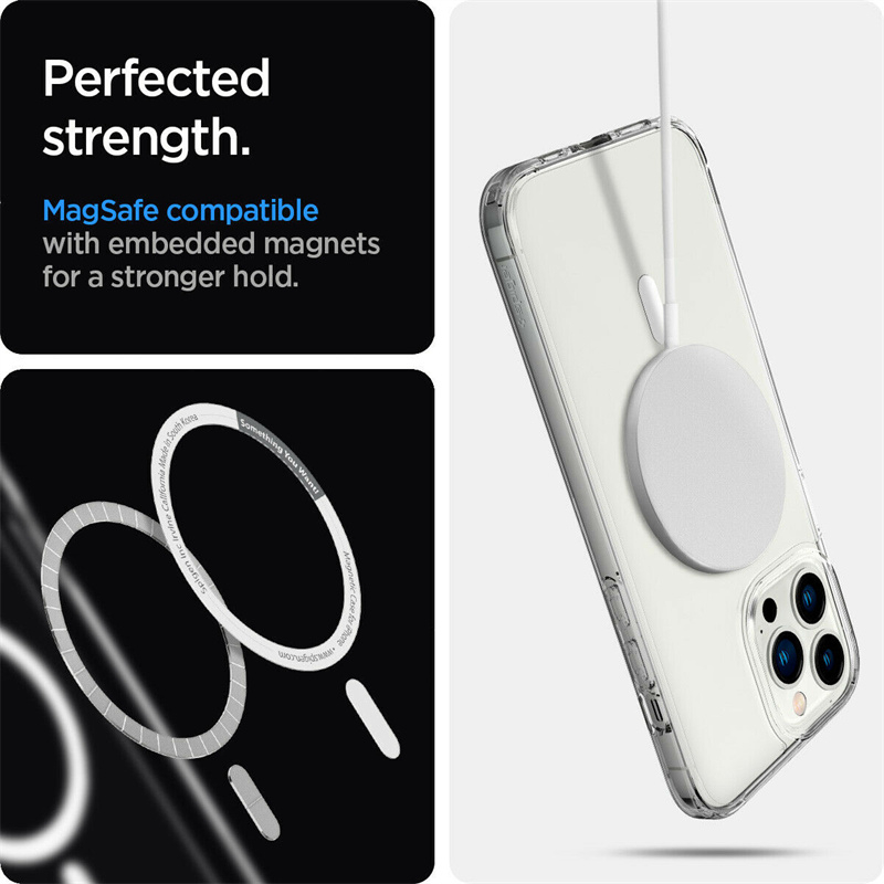 Spigen Casing Magnetik Untuk iPhone 14 Pro Max 13 Pro 13 Pro Max 12 Pro Max Case Ultra Hybrid Magnetic Charging Kompatibel Penutup iPhone Magnetik