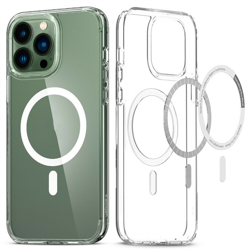 Spigen Casing Magnetik Untuk iPhone 14 Pro Max 13 Pro 13 Pro Max 12 Pro Max Case Ultra Hybrid Magnetic Charging Kompatibel Penutup iPhone Magnetik