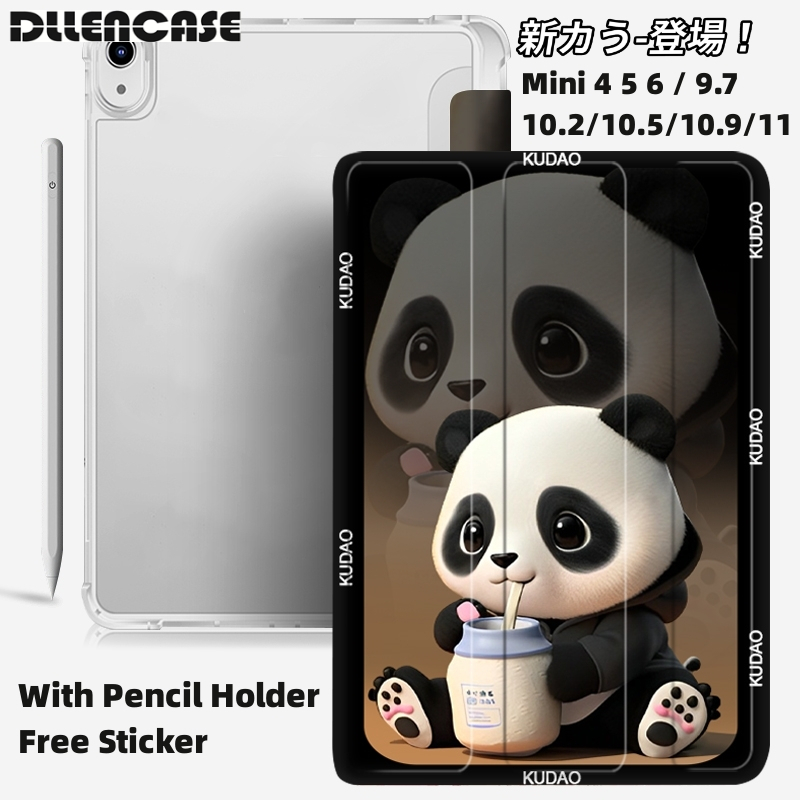 Dllencase For iPad Case Dengan Tempat Pensil Untuk 2021 Pro 11 2019 2020 10.2 7/8th Gen 2018 9.7 5/6th Mini4 5 6 Air 4 5 10.5 10.9 Cover A352