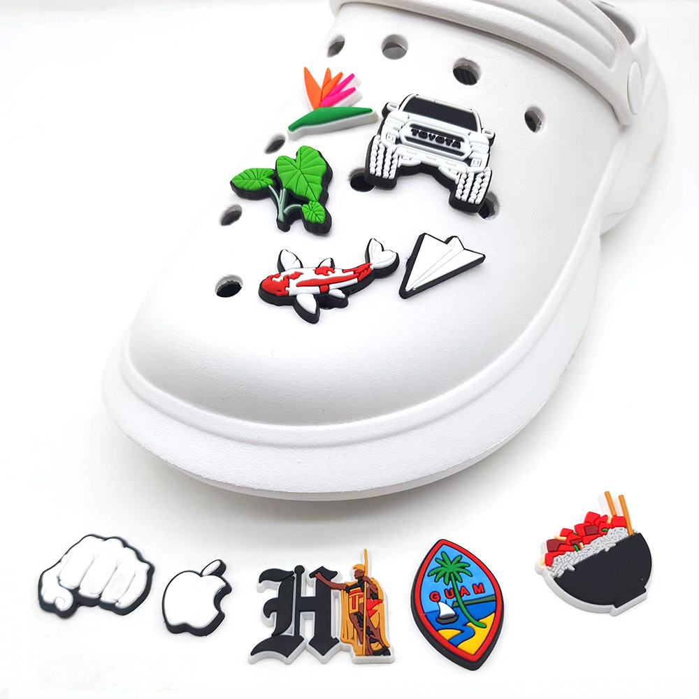 Jibbitz crocs charms botton Kartun Sepatu Bunga Aksesoris Gesper