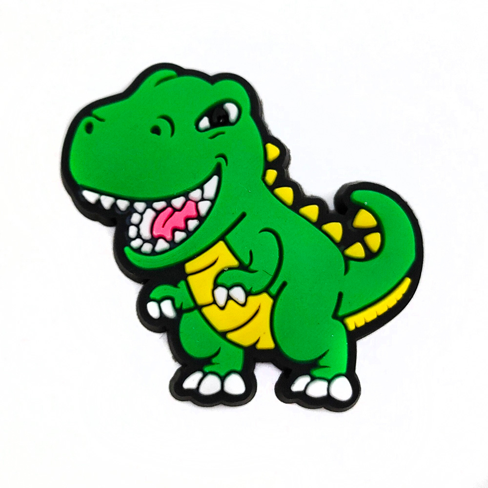 Crocs jibbitz charms dinosaur Series Gaya Baru Sepatu Aksesoris Bunga Fun DIY Untuk