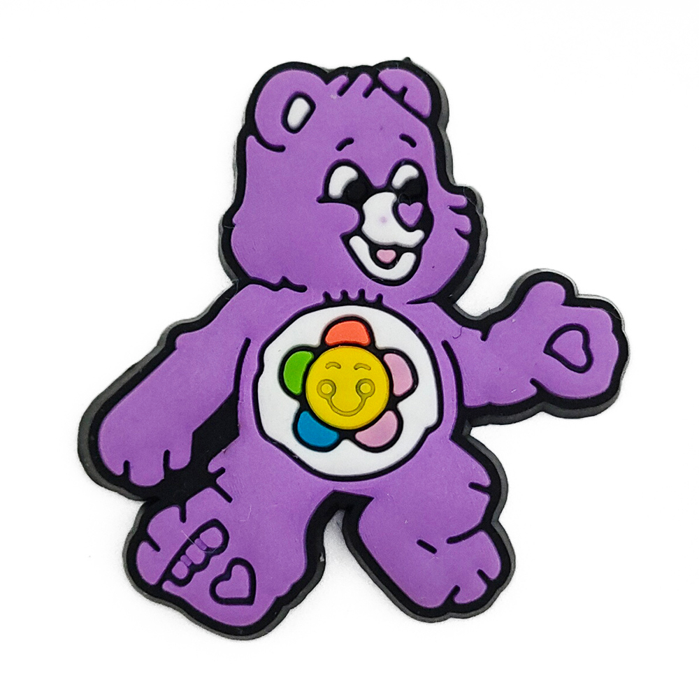 1set Cute Jibbit Rainbow Bear Set DIY Croc Jibitz Pesona Gesper Sepatu Dekorasi Aksesoris jibbits Pangsit Makanan Anak Hadiah