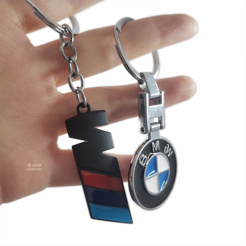 1x Logam///M Kinerja Logo BMW Auto Mobil Hias Kunci Ring Rantai Hadiah Kado